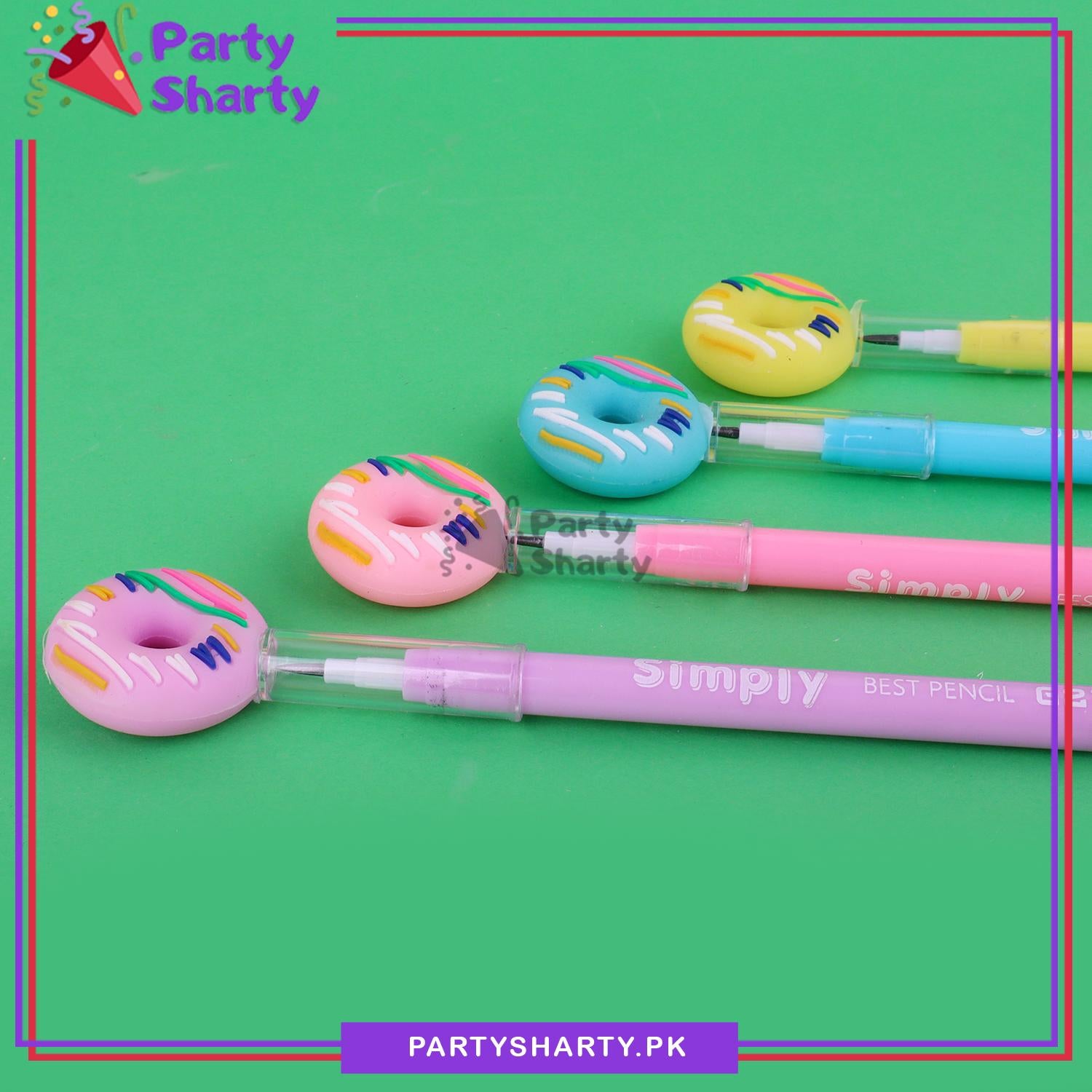 Donut Shaped Bullet Pencil For Kids For Candyland Theme Celebration