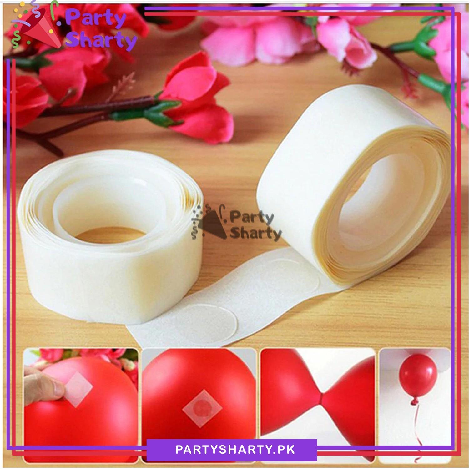 Dotted Glue Tape for Birthday Parties and Event Decoration