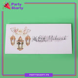 Eid Mubarak Printed Eidi Envelop (Pack 10) For Eid Celebration