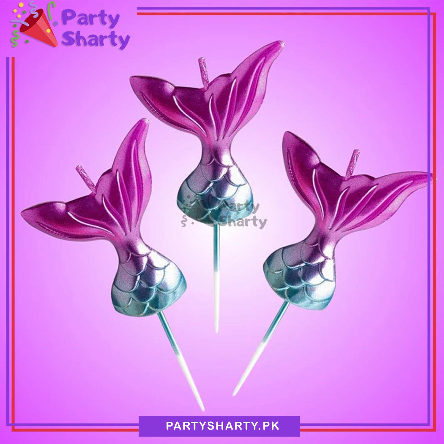 Enchanted Mermaid Tail Candle Ocean-Inspired Elegance for Magical Mermaid Celebrations