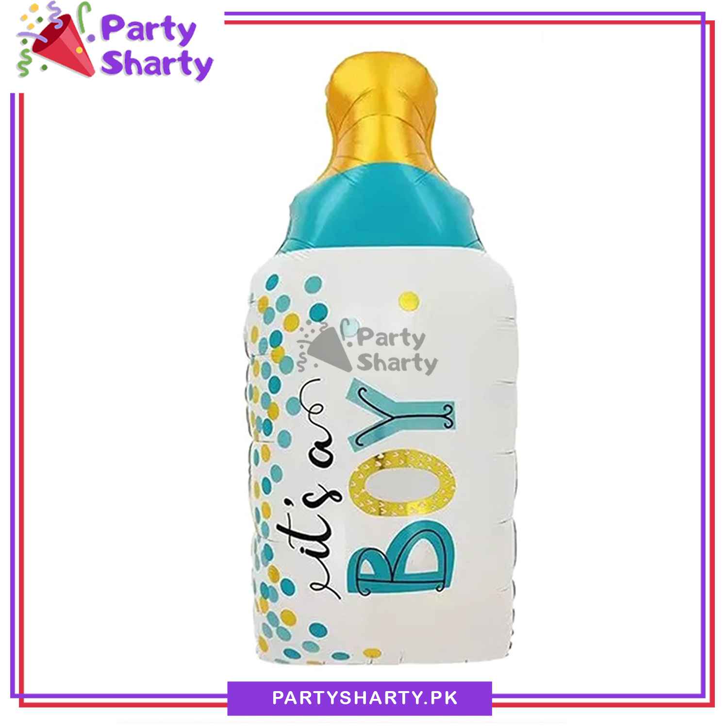 Stylish Its a Boy / Girl Feeder Shaped Foil Balloon For Baby Shower, Welcome Baby and Gender Reveal Party Decoration and Celebrations