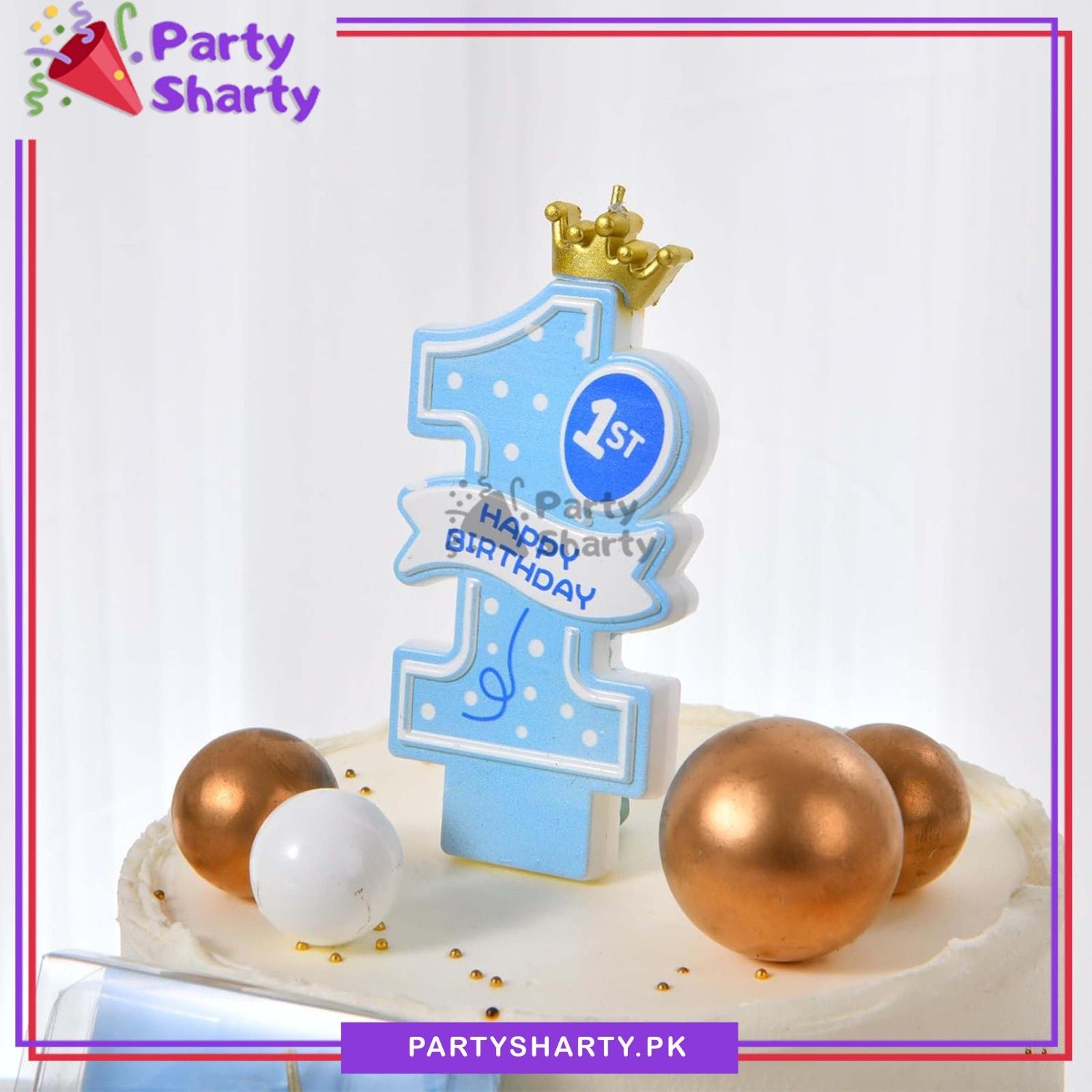 First Birthday Candle Crown Style For First Birthday Party Decoration & Celebration