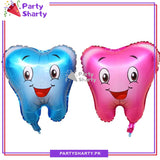 First Tooth Foil Balloons For First Tooth Party Decoration and Celebration