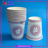 First Tooth Theme Paper Cups Pack of 10 for First Tooth Theme Party Decoration