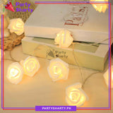 10 LED Flower String Lights - Battery Operated For Party and Room Decoration