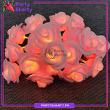 10 LED Flower String Lights - Battery Operated For Party and Room Decoration