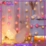 10 LED Flower String Lights - Battery Operated For Party and Room Decoration