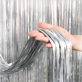 Fringes / Foil Curtains Best for Back Drop Wall Decoration for Birthday and Parties Celebration