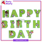 Football Theme Happy Birthday Card Banner For Birthday Decoration and Celebrations