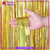 Fringes / Foil Curtains Best for Back Drop Wall Decoration for Birthday and Parties Celebration