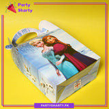 Frozen Elsa Theme Goody Boxes Pack of 6 For Theme Birthday Decoration and Celebration