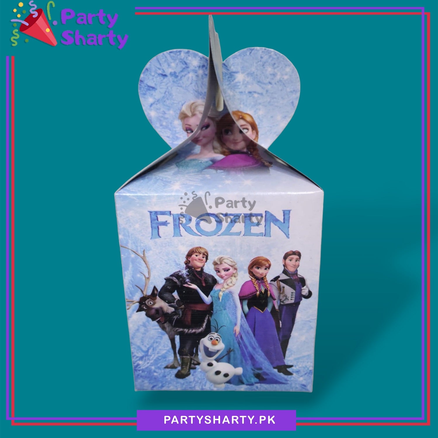 D-2 Frozen Elsa and Anna Theme Goody Boxes Pack of 10 For Frozen Theme Birthday
