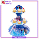 D-2 Frozen Theme Cupcake Stand For Theme Party Decoration and Celebration
