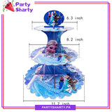 D-2 Frozen Theme Cupcake Stand For Theme Party Decoration and Celebration