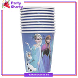 Frozen Theme Birthday Party Paper Cups / Glass For Themed Based Party Supplies and Decorations