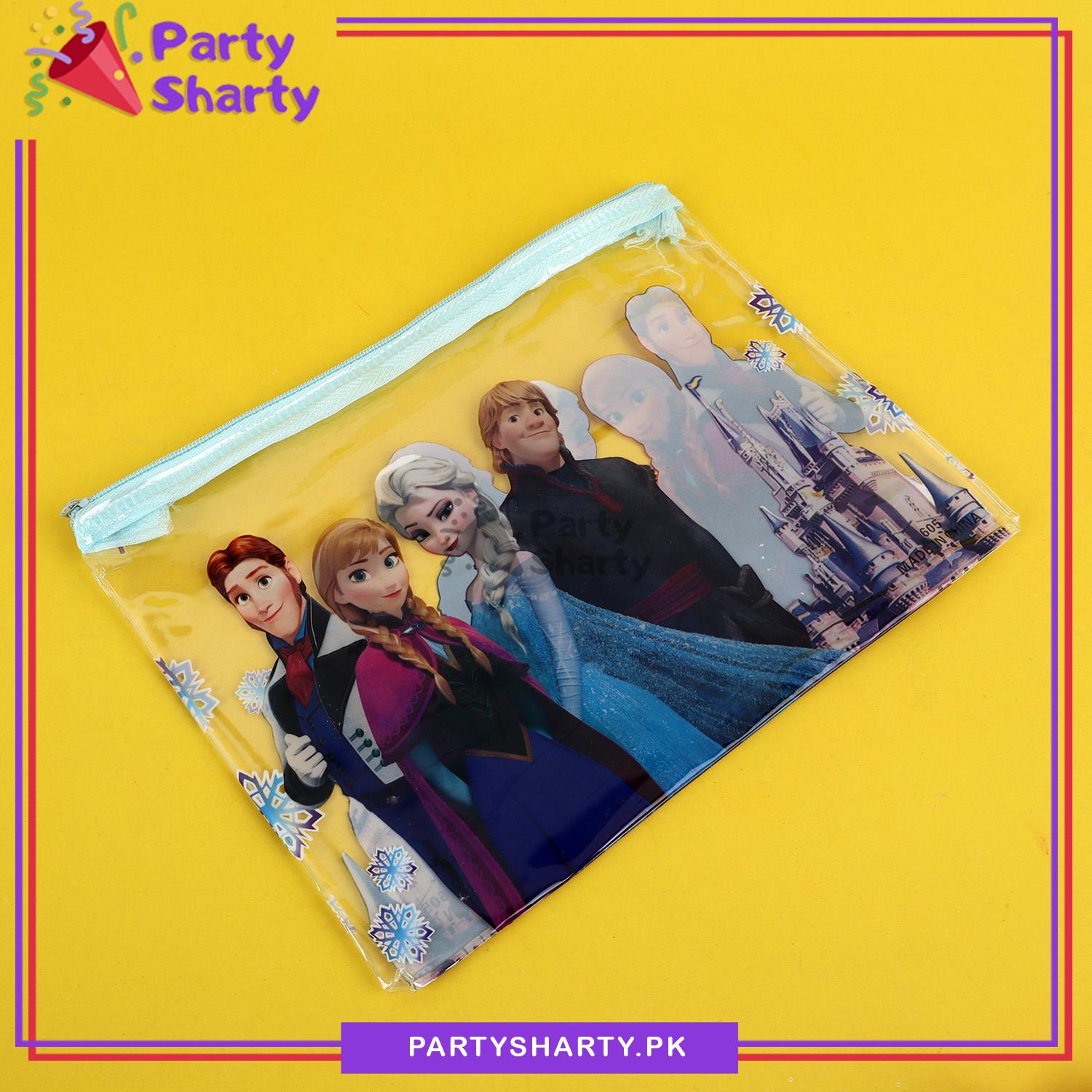 A5 Size Frozen Theme Character Pouch for Birthday Gift and School Going Kids