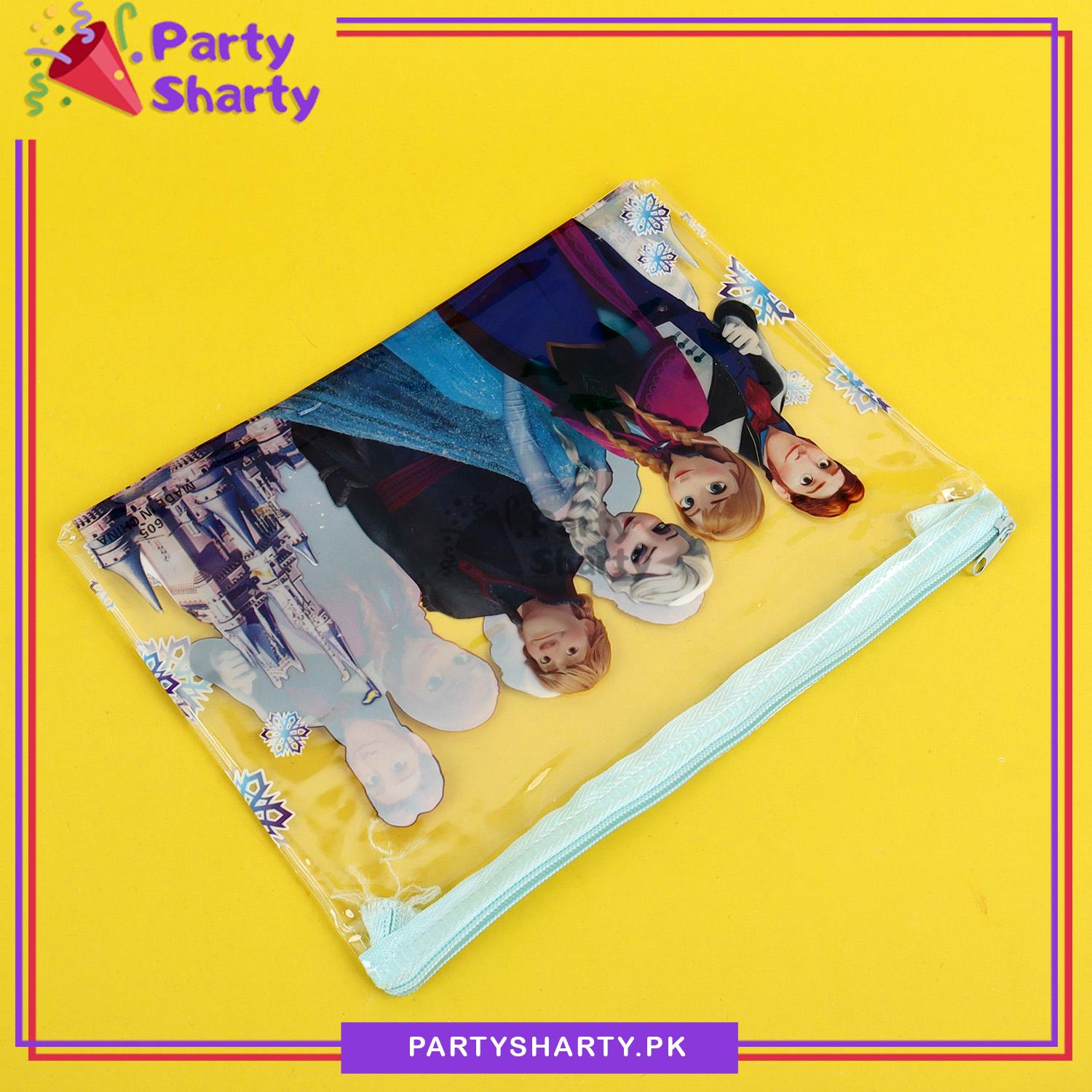 A5 Size Frozen Theme Character Pouch for Birthday Gift and School Going Kids