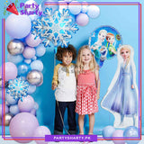 D-2 Happy Birthday Frozen Elsa Theme Set For Theme Based Birthday Decoration and Celebration