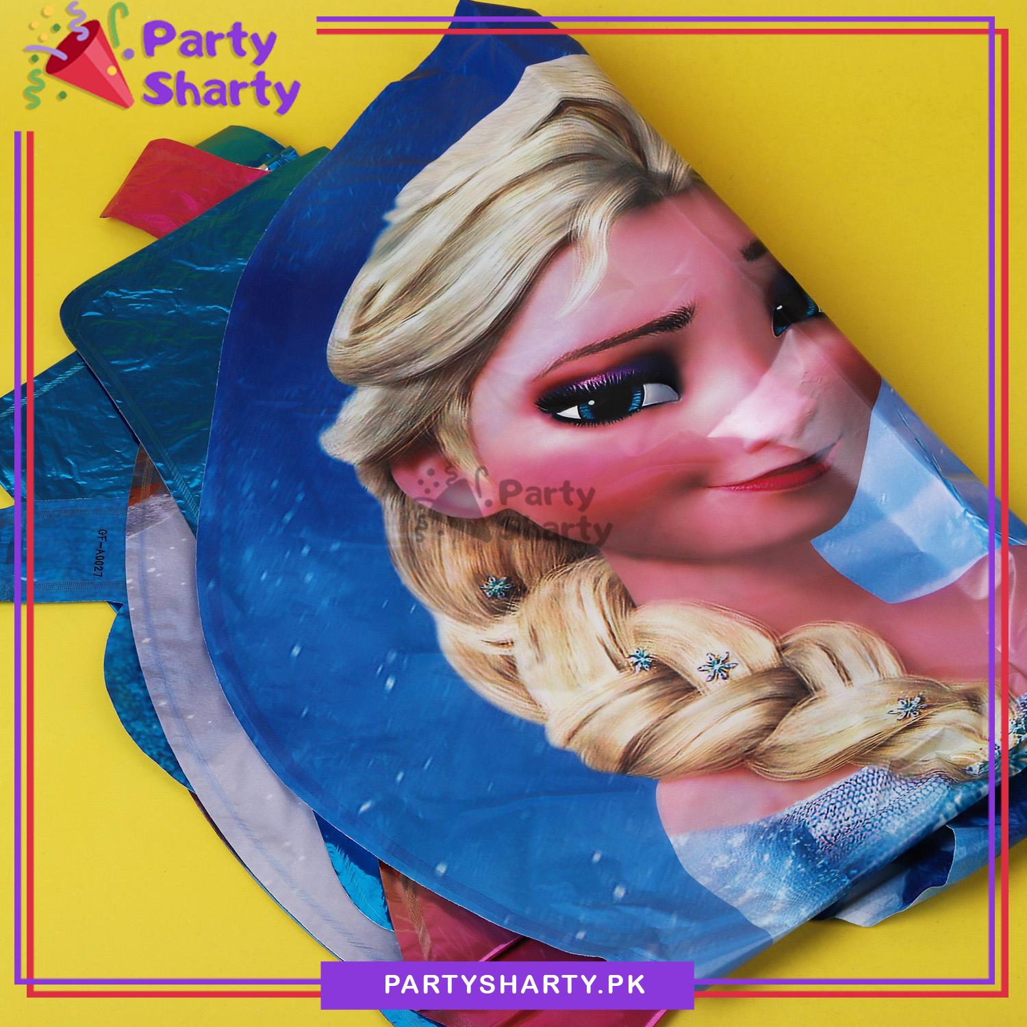 D-3 Happy Birthday Frozen Elsa Theme Set For Theme Based Birthday Decoration and Celebration