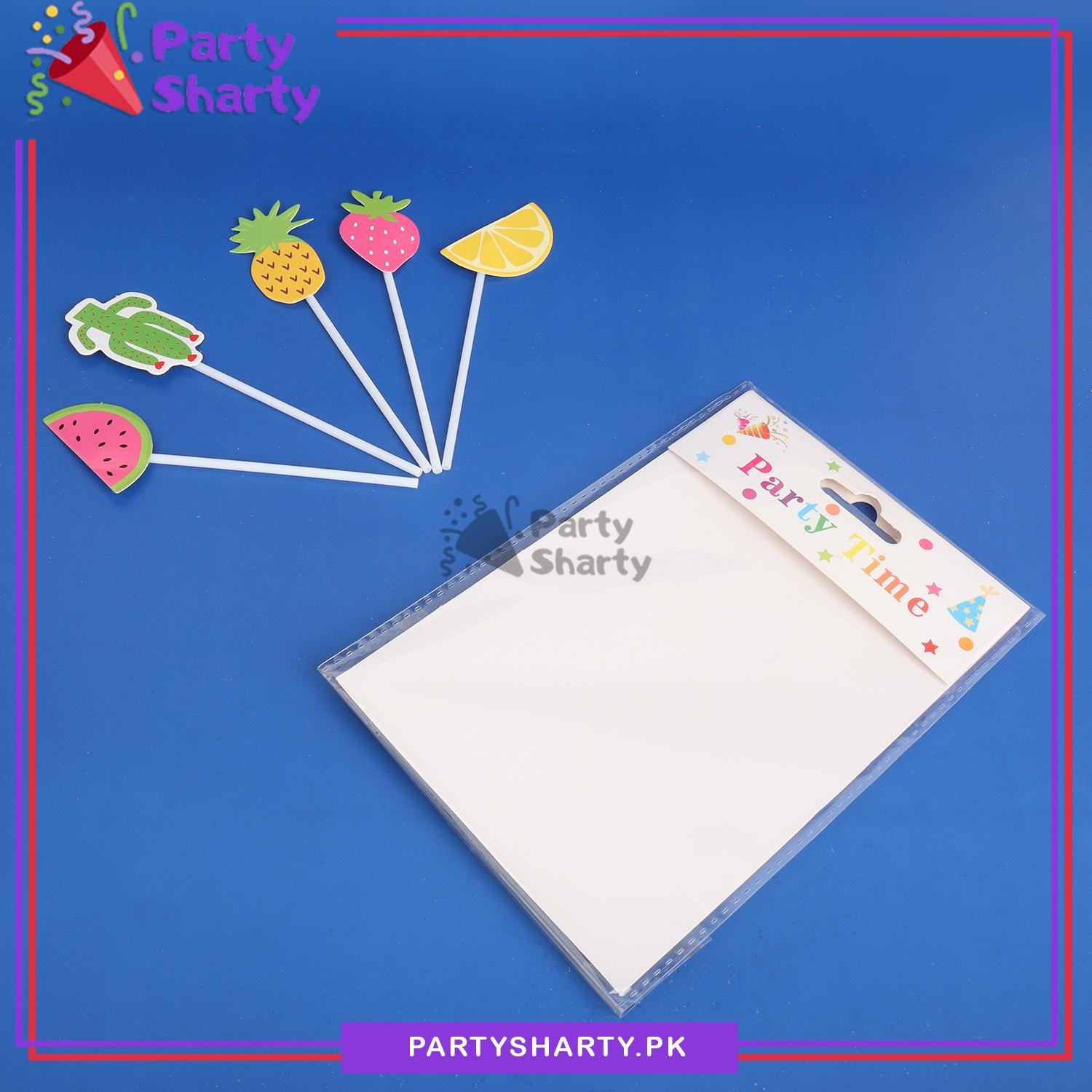 Fruits Shaped Cup Cake Topper for Tutti Frutti Theme Party and Decoration