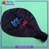 D-2 BOY or GIRL Balloons Set For Baby Shower, Gender Reveal Decoration and Celebration