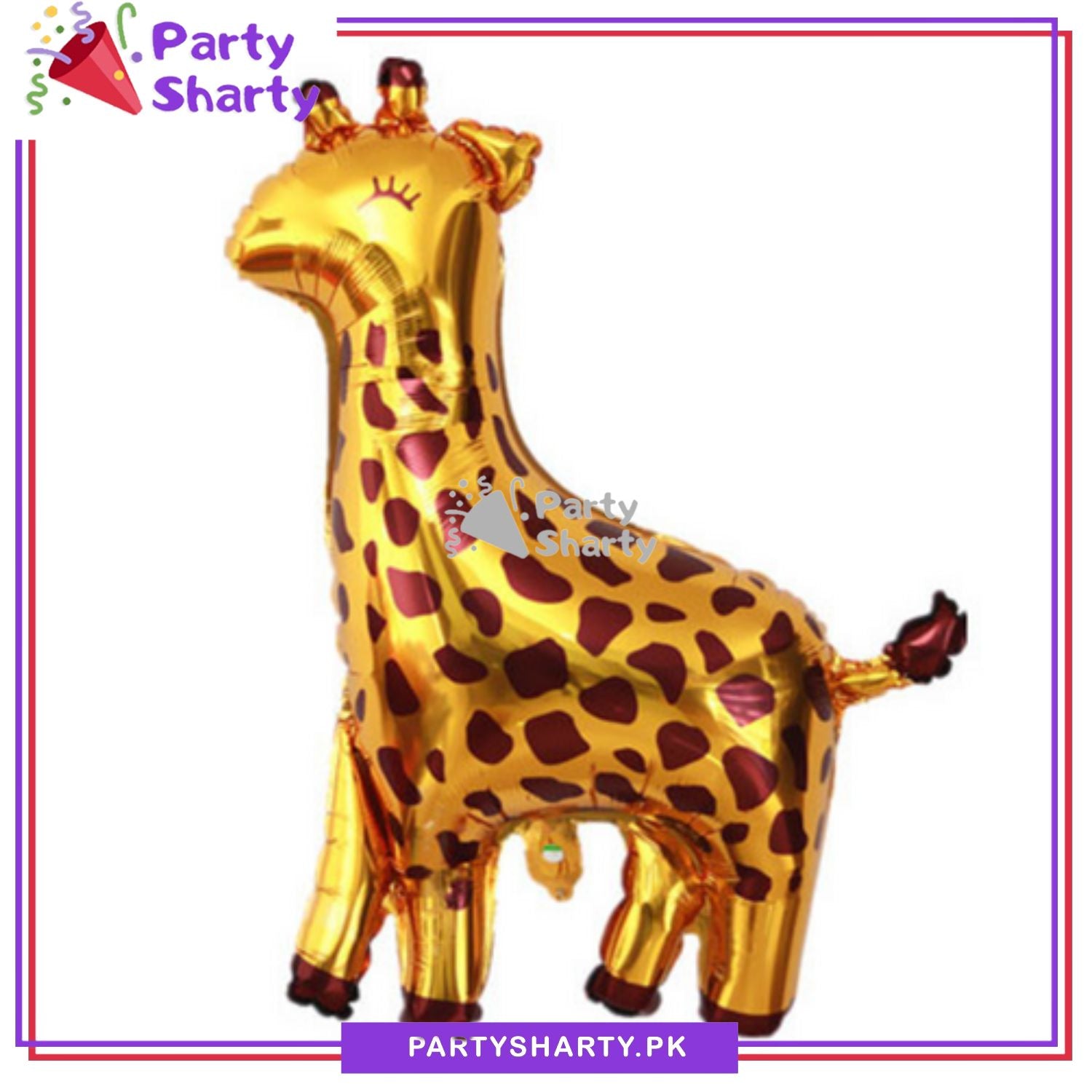 Cute Giraffe Theme Foil Balloons For Jungle / Safari Theme Decoration and Celebration