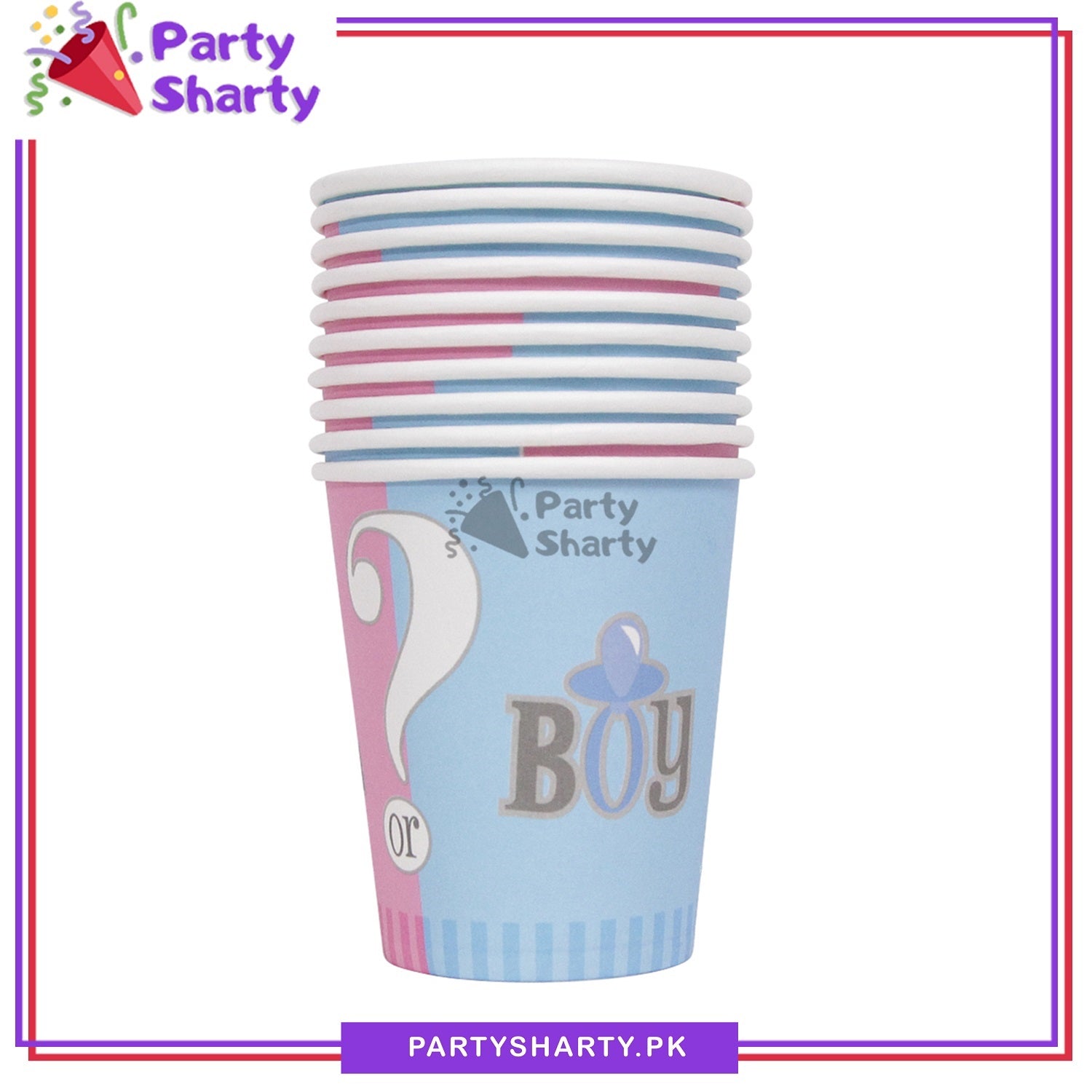 Girl Or Boy Theme Birthday Party Paper Cups / Glass For Themed Based Party Supplies and Decorations