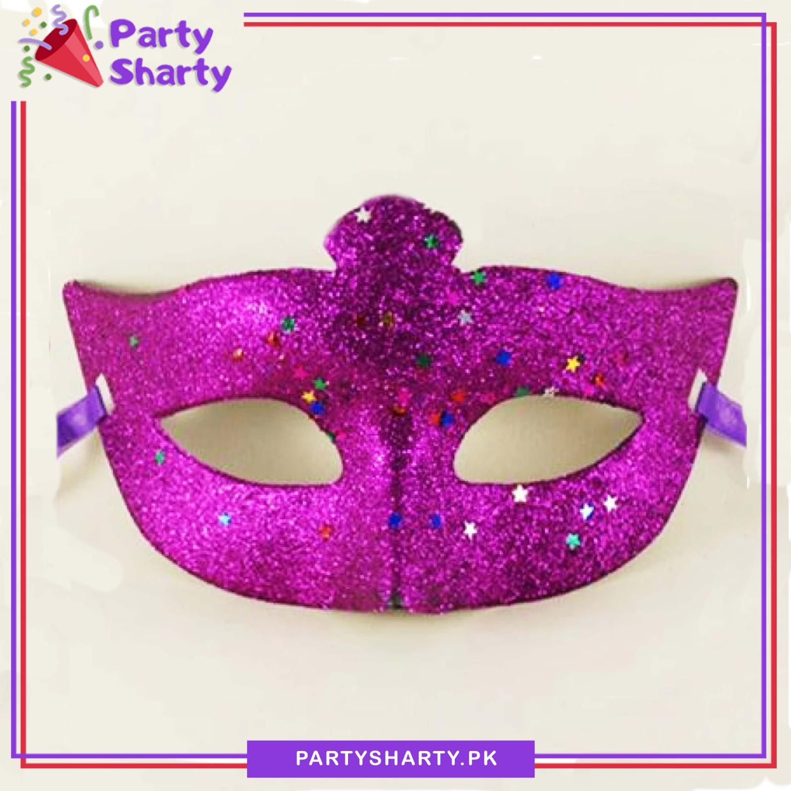 Glitter Masquerade Mask For Party Event & Celebration