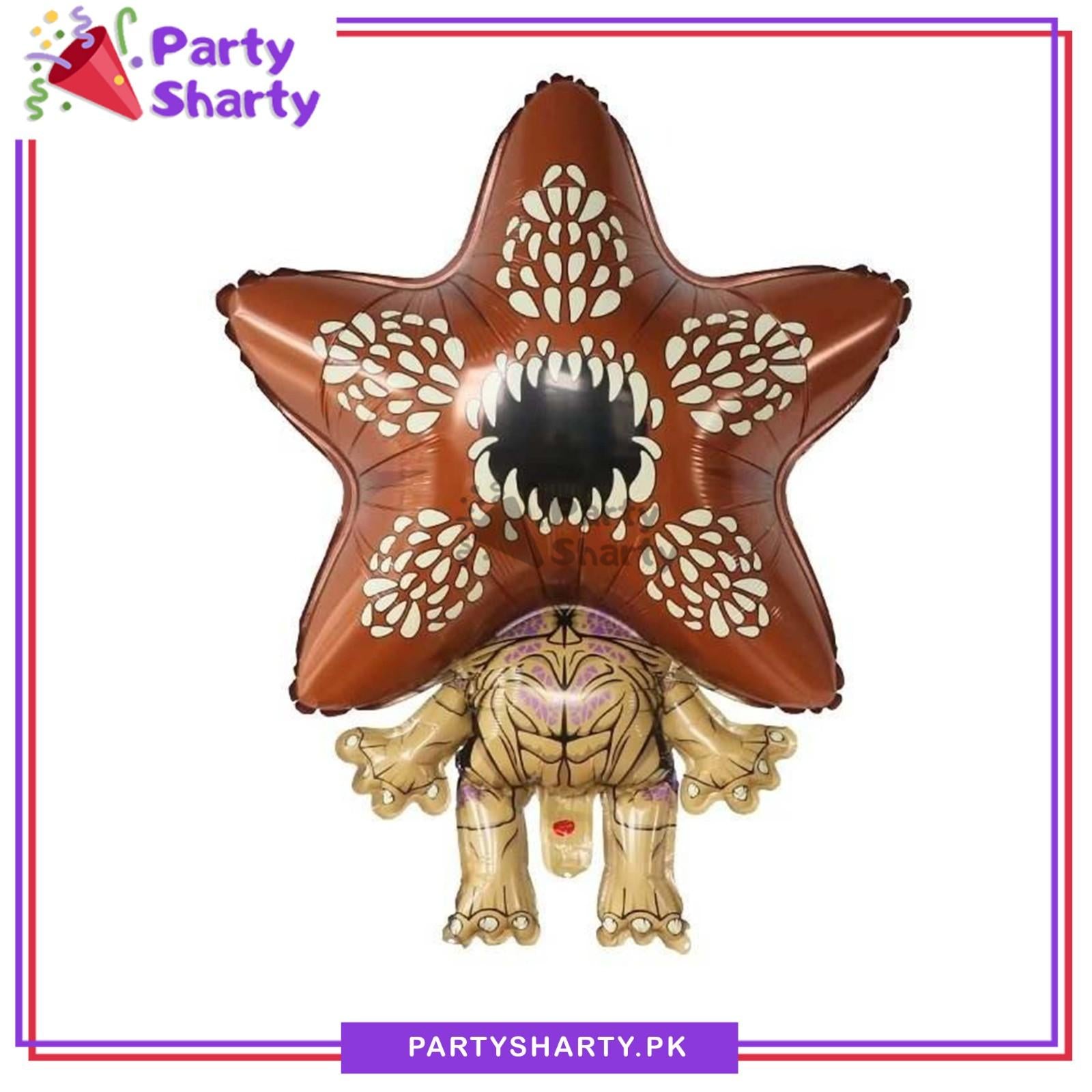Demogorgon Character Foil Balloon for Stranger Things Theme Decoration & Celebration