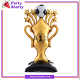 Champion # 1 Trophy Foil Airloonz Balloon For Foot Ball Theme Birthday Decoration & Celebration