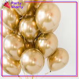 Metallic Chrome Balloons (Pack of 25) For Birthday, Wedding, Anniversary, Baby Shower Party Decoration