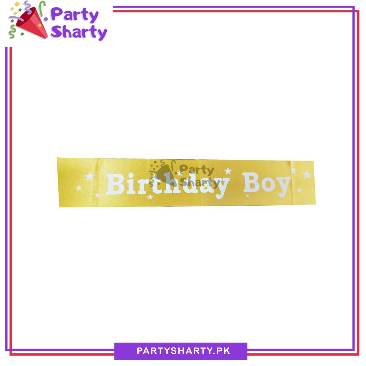 Birthday Boy Sash Happy Birthday Party Decoration