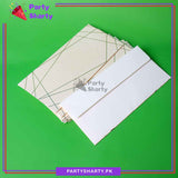 Golden Foil Print / Emboss Pearl White Fancy Envelopes / Folders (Branded), Ideal for Weddings, Engagements & Eidi. Branded Gift Envelopes. (Pack of 10)