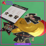 Graduation Theme Swirls (Pack of 6) For Graduation Party and Decoration