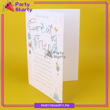 Birthday Wishes for a Great Friend Greeting Card