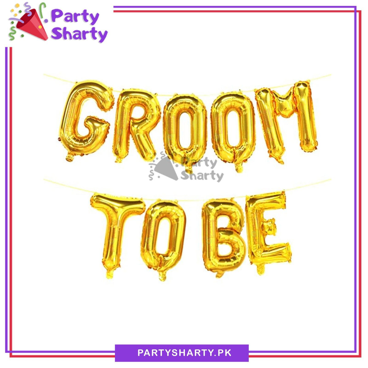 Farty Sharty Groom To Be Foil Balloons Banner for Groom Shower Decoration & Celebra ...
