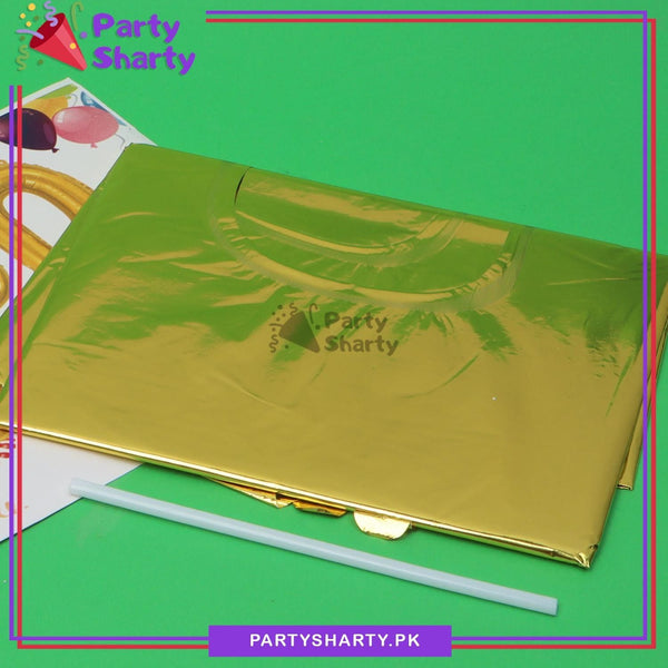 HBD Hubby Foil Balloon Banner For Husband Birthday Decoration & Celebr ...