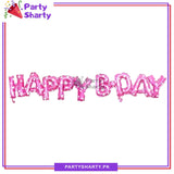 HAPPY B-DAY Banner Foil Balloons for Birthday Decorations and Celebrations (HAPPY B.DAY)