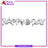 HAPPY B-DAY Banner Foil Balloons for Birthday Decorations and Celebrations (HAPPY B.DAY)