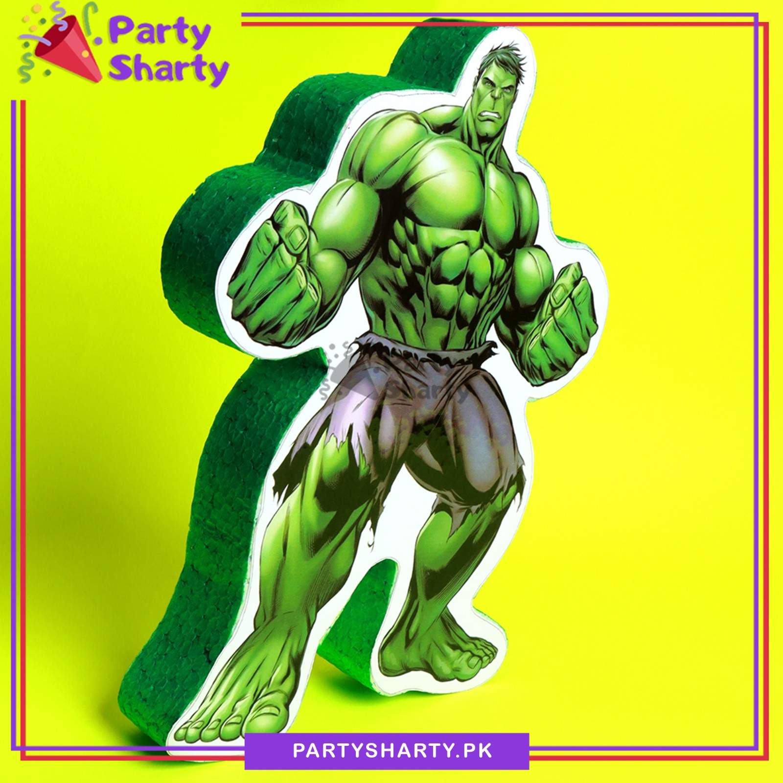 HULK Character Thermocol Standee For Avenger Theme Celebration and Party Decoration