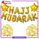 Hajj Mubarak Golden Theme Set for Hajj Mubarak Decoration and Celebration