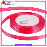 1/2 inch Satin Ribbon Roll For Birthday, Anniversary, Bridal Shower, Baby Shower and Gift Decoration