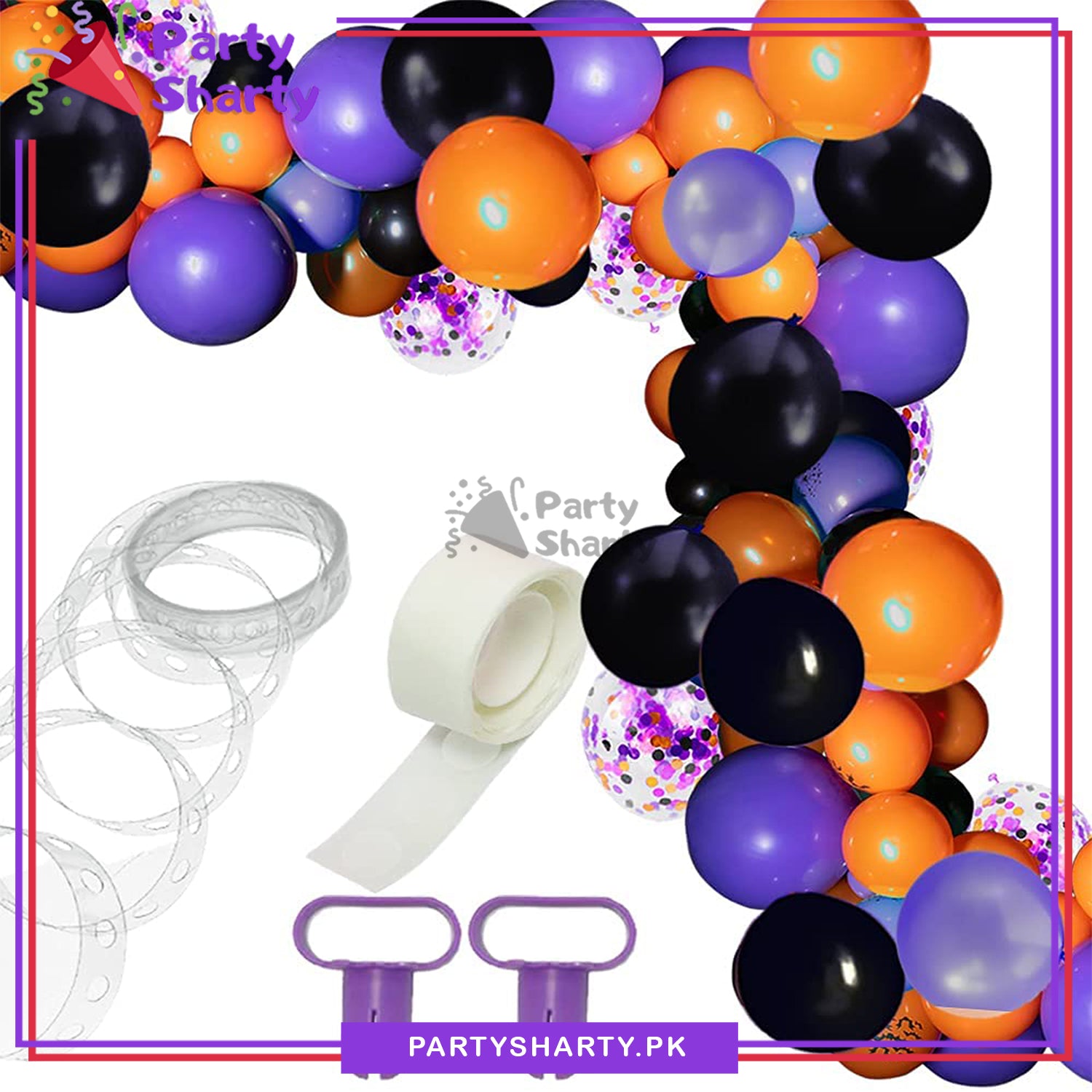 Halloween Balloons Arch Garland Kit For Halloween Theme Party Decoration and Celebration