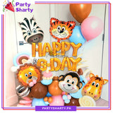 49pcs Happy B-day Jungle Theme Set For Jungle / Safari Theme Decoration