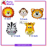 49pcs Happy B-day Jungle Theme Set For Jungle / Safari Theme Decoration