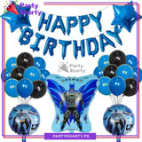 Happy Birthday Batman Theme Set For Theme Based Birthday Decoration and Celebration