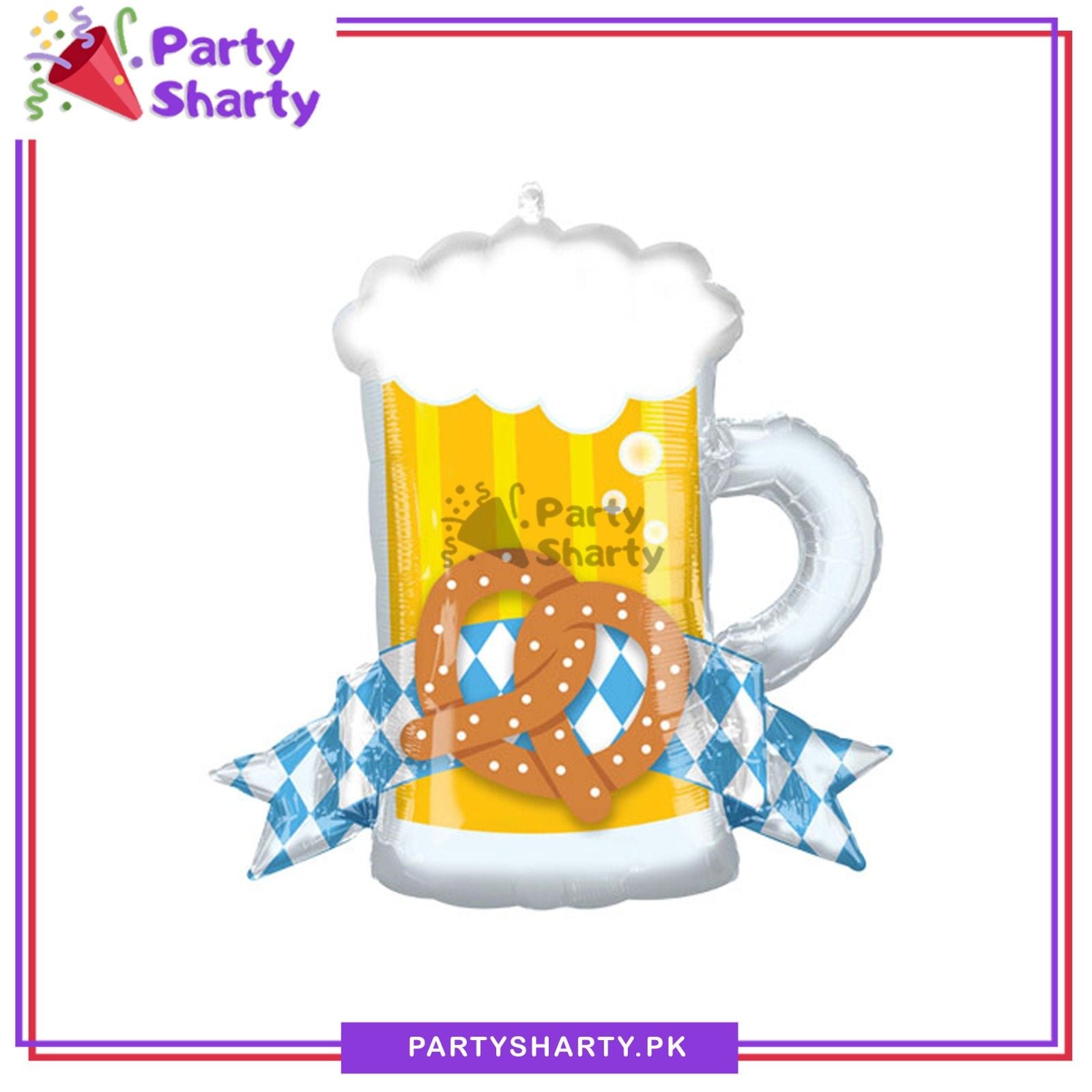 Supershape Oktoberfest Frosty Beer Mug Foil Balloon For Theme Party Decoration