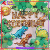 D-5 Happy Birthday Dinosaur & Dragon Theme Set For Birthday Decoration and Celebrations