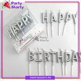 Happy Birthday Letter candle Creative children birthday Candle (Cake Topper)