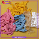 Happy Birthday Minnie Mouse Pink & Yellow Theme Set for Theme Based Birthday Decoration and Celebration